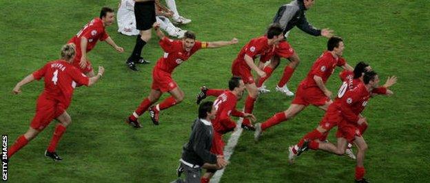 Liverpool win the Champions League in Istanbul