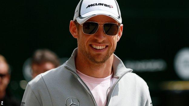 Jenson Button of McLaren