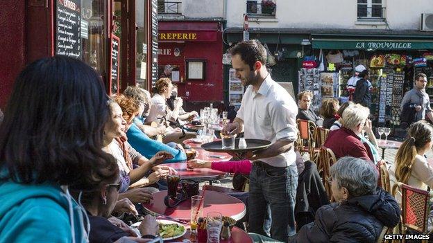 Waiter in Paris