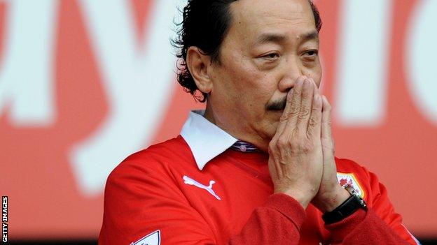 Cardiff City owner Vincent Tan