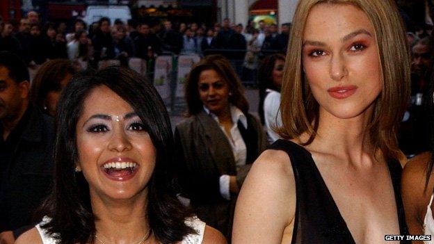 Parminder Nagra and Keira Knightley