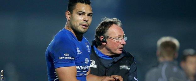 Former Samoan Rugby League star Ben Te'o's Leinster debut was cut short