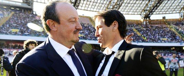 Rafael Benitez and Rudi Garcia