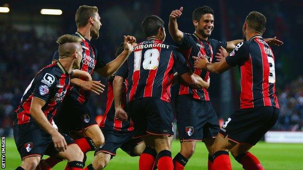 Bournemouth celebrate