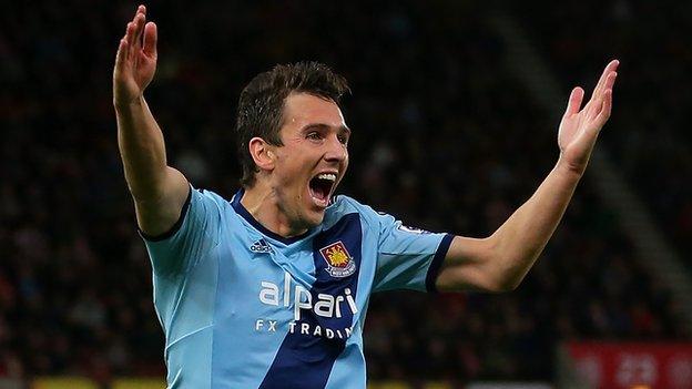 West Ham's Stewart Downing