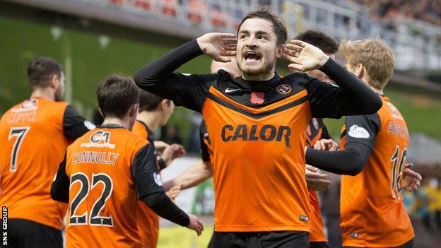 Paul Paton was on target for Dundee United