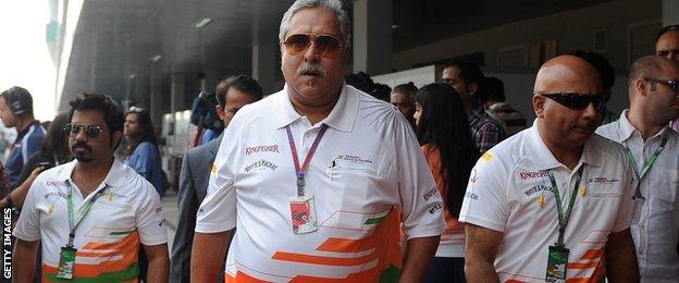 Vijay Mallya of Force India