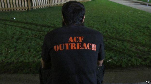 Person wearing ACF shirt