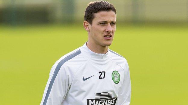 Celtic midfielder Aleksandar Tonev