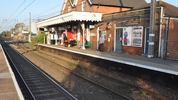 Diss railway station