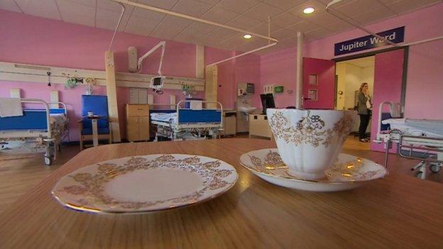 Dementia friendly ward at Swindon's Great Western Hospital