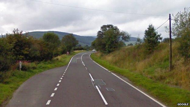 A44 between Llangurig and Aberystwyth