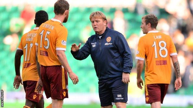 Motherwell manager Stuart McCall has left the club