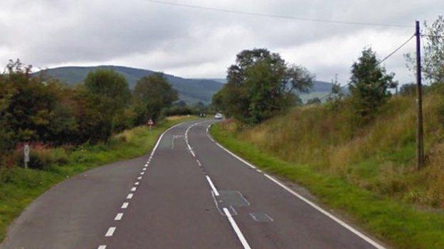 A44 between Llangurig and Aberystwyth