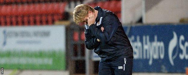 Stuart McCall was left devastated after seeing his Motherwell side beaten 2-1 by St Johnstone