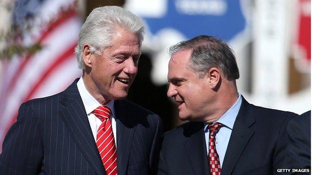 Bill Clinton and Mark Pryor