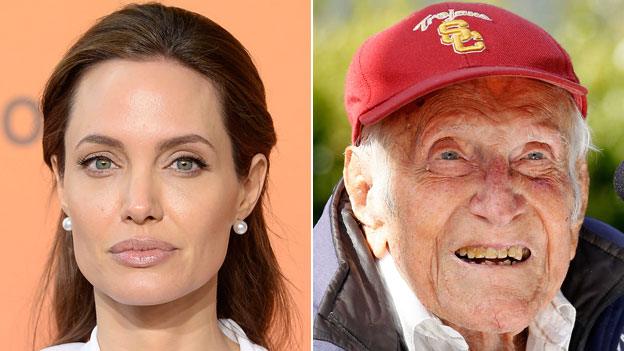 Angelina Jolie and Louis Zamperini