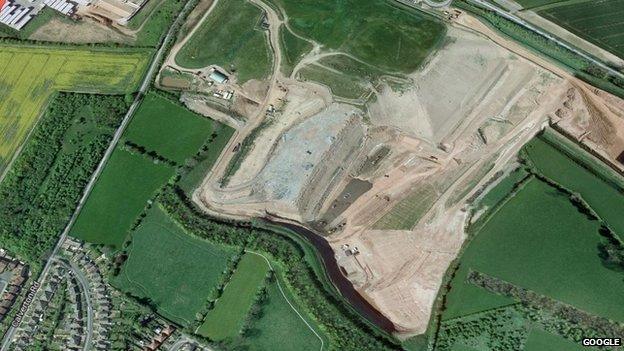 Dorket Head landfill site