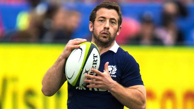 Scotland scrum-half Greig Laidlaw