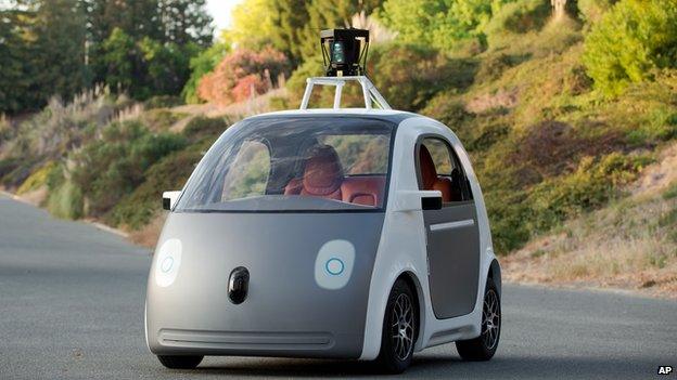 Google prototype self-driving car