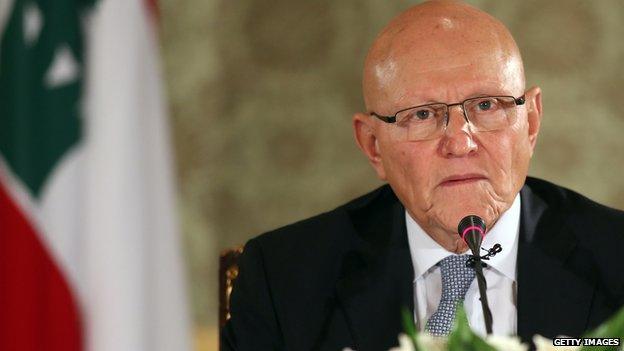 Lebanese Prime Minister Tammam Salam