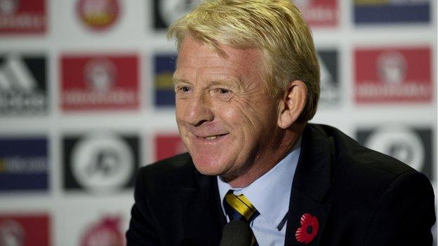 Scotland manager Gordon Strachan