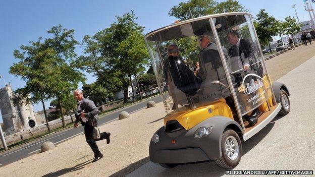 CityMobil electric driverless car