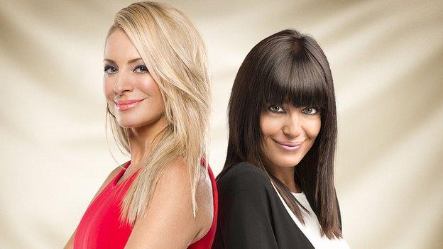 Tess Daly and Claudia Winkleman