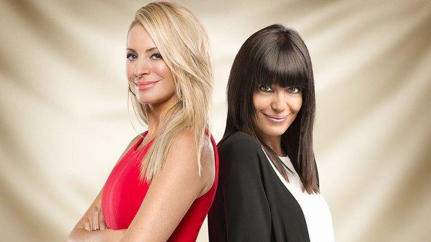 Tess Daley and Claudia Winkleman