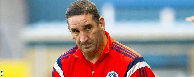 Scotland youth coach Ricky Sbragia