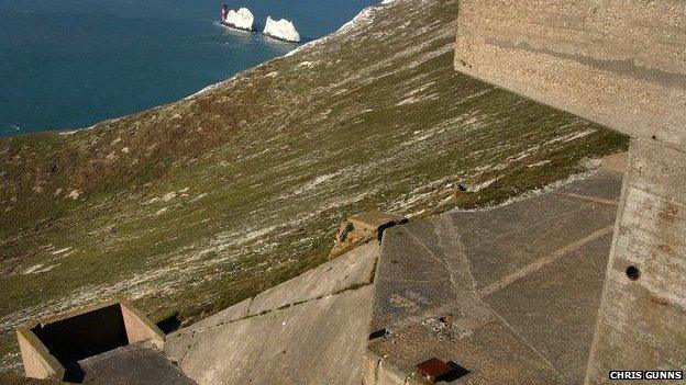 Rocket motor test site, Highdown