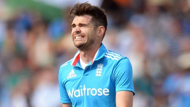 England's James Anderson