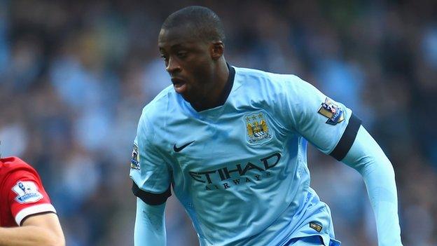 Manchester City's Yaya Toure