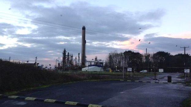 Murco refinery at Milford Haven