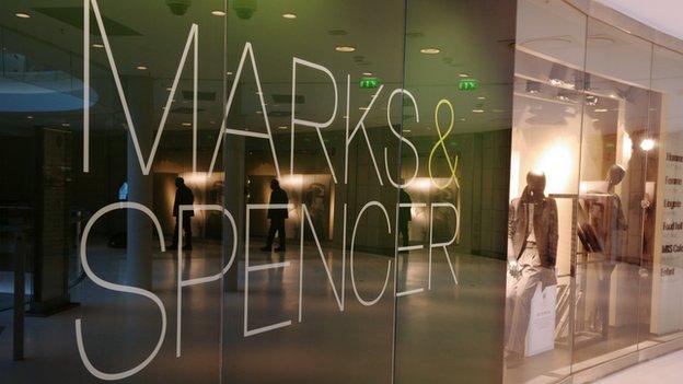 M&S shop front