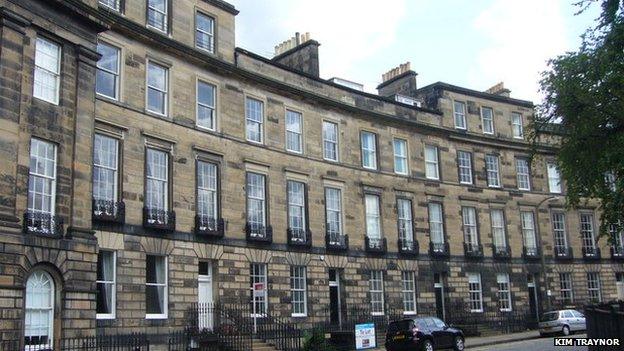 Street in New Town, Edinburgh