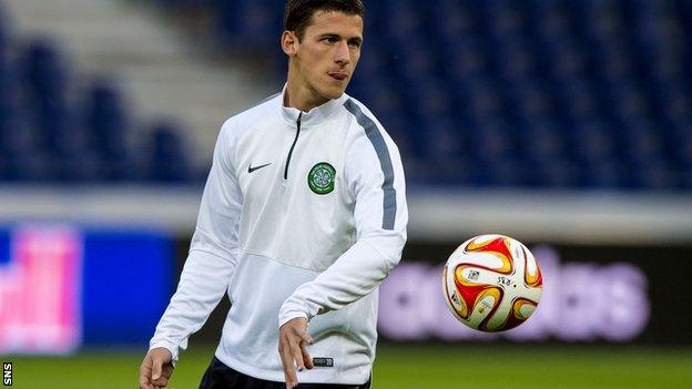 Celtic's Aleksandar Tonev