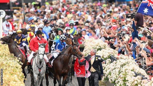 Araldo at the Melbourne Cup