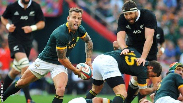 Francois Hougaard in action in South Africa's win over New Zealand last month