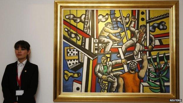 Les constructeurs avec arbre, Fernand Leger