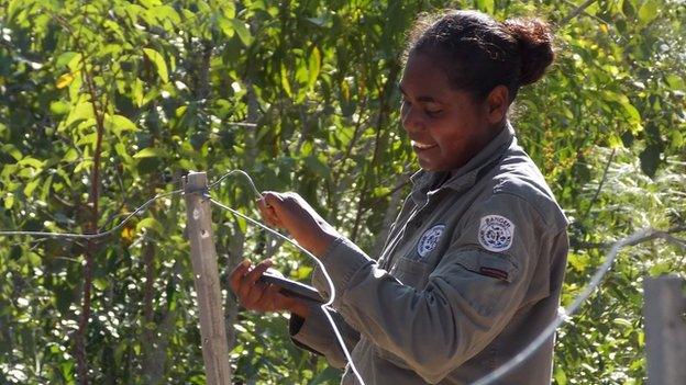 Fencing at Latram river