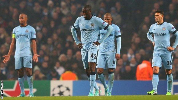 Manchester City Vincent Kompany Yaya Toure