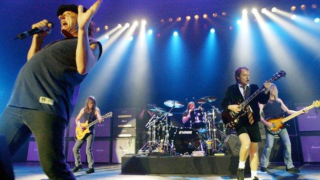 AC/DC performing