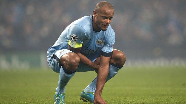 Man City captain Vincent Kompany