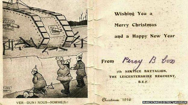 1916 Christmas card