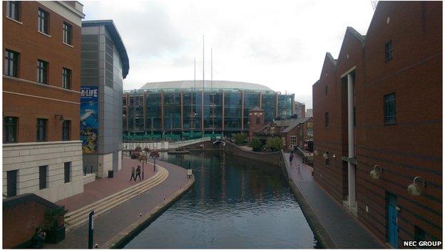 The three needles on top of the NIA