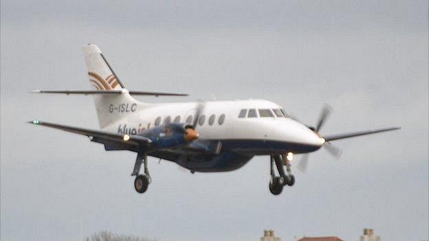 Blue Islands Jetstream plane