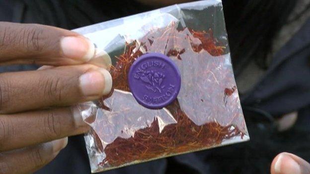 Saffron packet