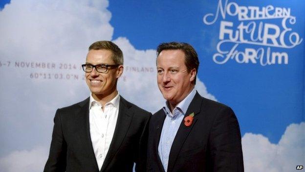 David Cameron and Alexander Stubb