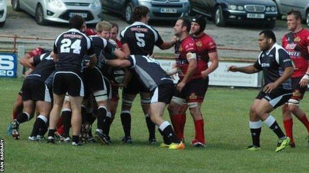 Cornish All Blacks against Redruth